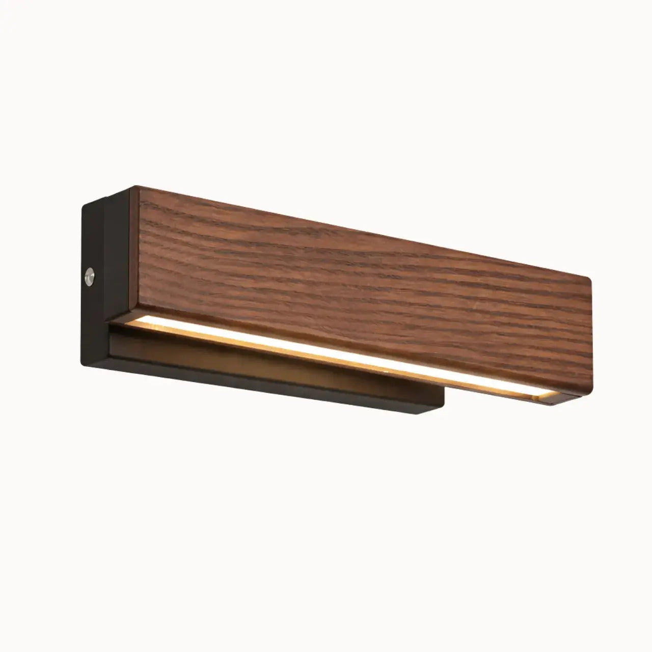 Applique Murale LED Design en Noyer Ø 30 cm | Hørne