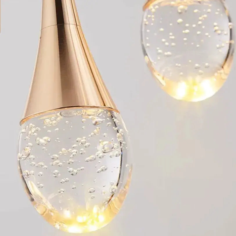 Suspension en cristal moderne Ø 35 cm | Aysel