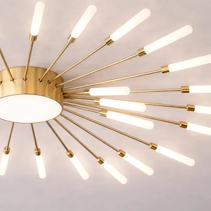 Plafonnier LED Moderne au Design Graphique | Rayn