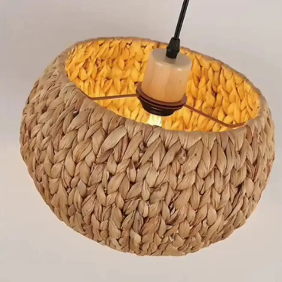 Suspension en osier tressé fait main Ø 30 cm | Loanne