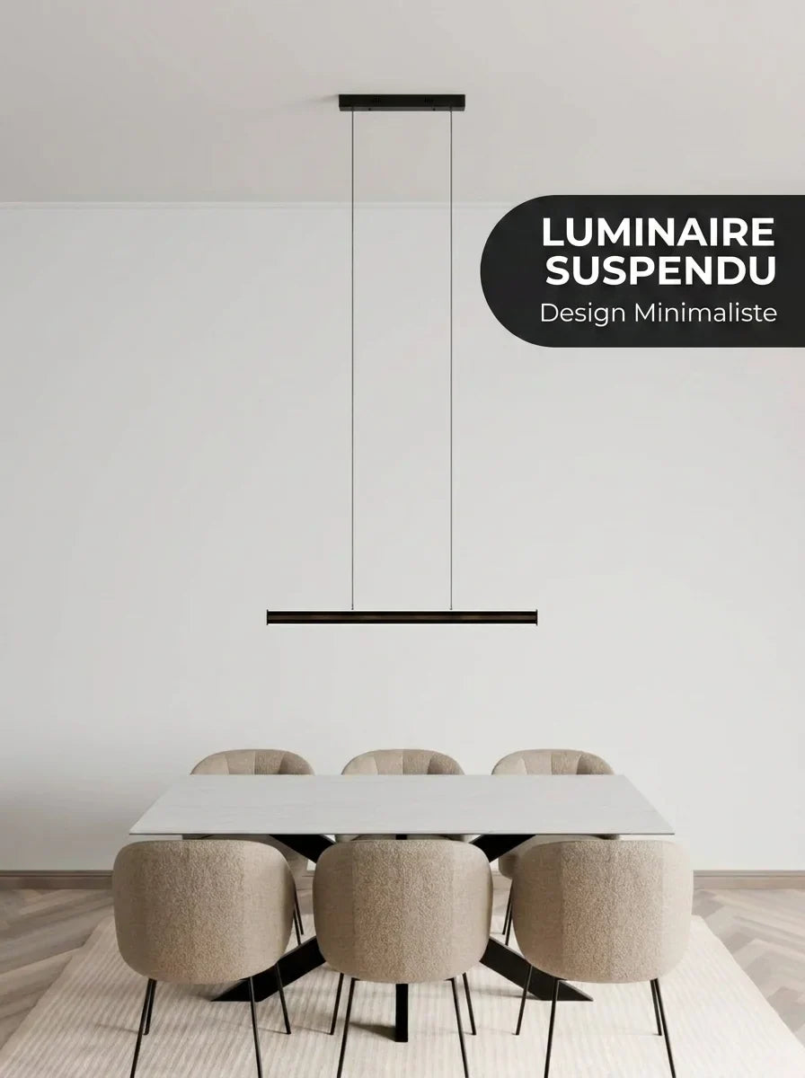 Suspension Kalea DALI vue ambiance domotique pro - Lumalia