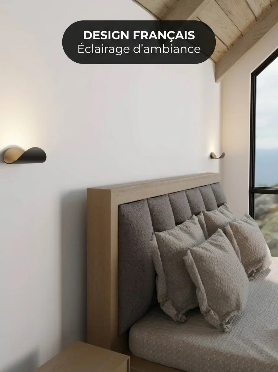 Applique murale Velu vue éclairage IP54 1630 lm - Lumalia