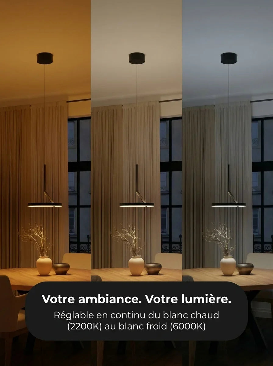 Suspension Noxi vue installation hauteur ajustable - Lumalia