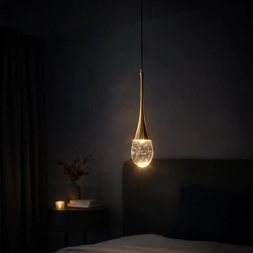 Suspension en cristal moderne Ø 35 cm | Aysel
