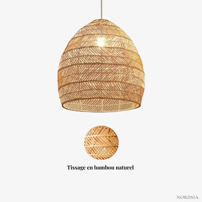 Suspension en bambou au design nordique Ø 25 cm | Dome