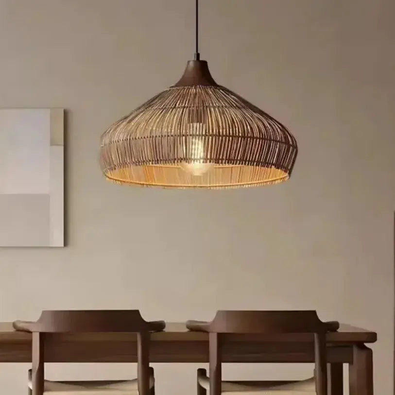 Suspension en Rotin Naturel Ø 40 cm - Modèle Nella