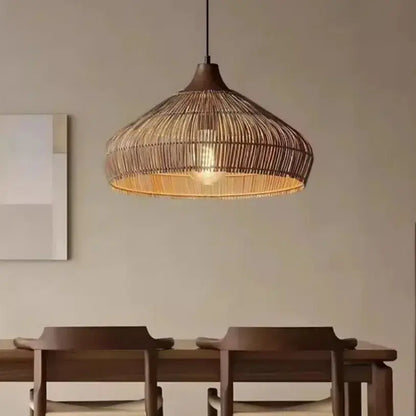Suspension en Rotin Naturel Ø 40 cm - Modèle Nella