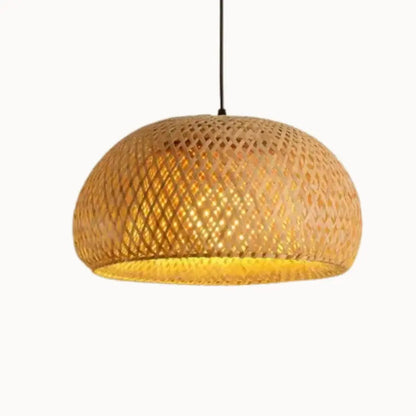 Suspension en Bambou Scandinave Ø 30 cm | Lumea