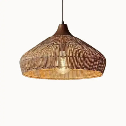 Suspension en Rotin Naturel Ø 40 cm - Modèle Nella