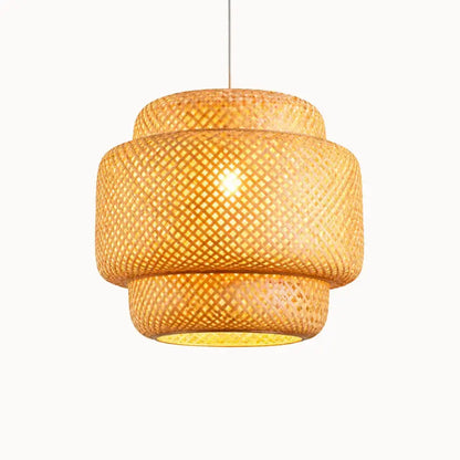 Suspension en bambou naturel Ø 30 cm | Nomi