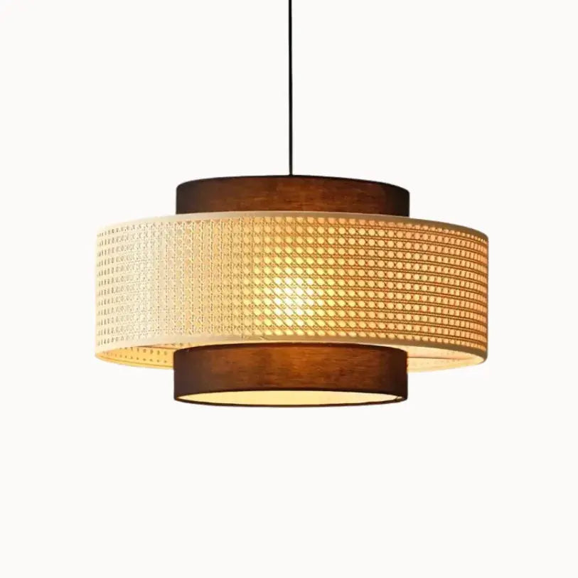 Suspension en rotin naturel au design nordique - Ø 40 cm | Runa