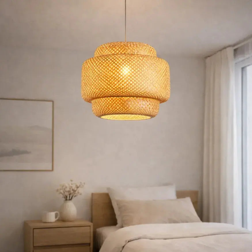 Rencontrez les Suspension en bambou naturel Ø 30 cm | Nomi