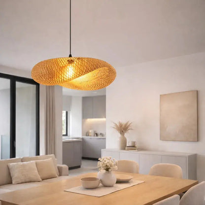 Suspension en bambou scandinave Ø 40 cm | Aina