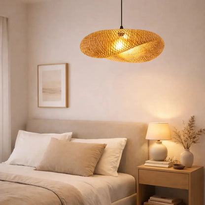 Suspension en bambou scandinave Ø 40 cm | Aina