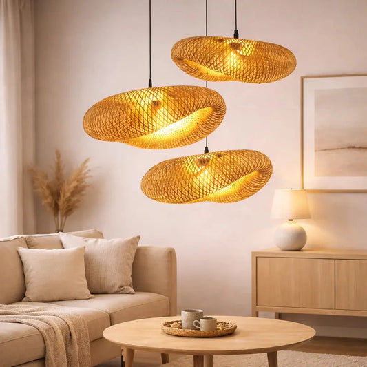 Suspension en bambou scandinave Ø 40 cm | Aina
