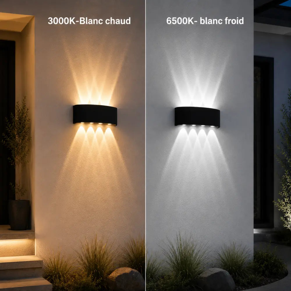 Applique extérieure LED à double faisceau | Skar