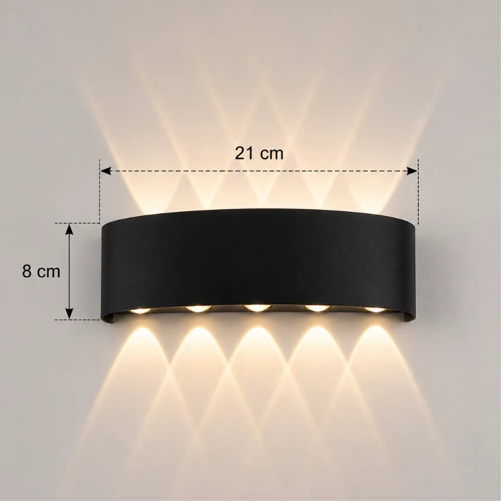 Applique extérieure LED à double faisceau | Skar