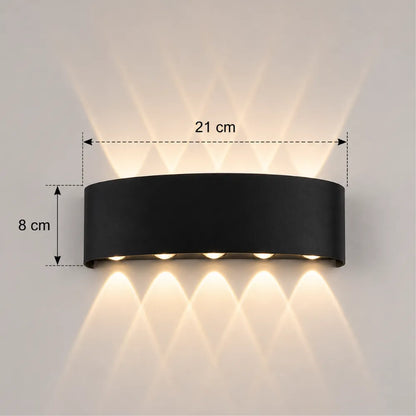 Applique extérieure LED à double faisceau | Skar