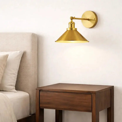 Applique murale vintage en laiton orientable | Viggo