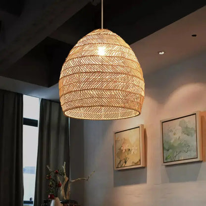 Suspension en bambou au design nordique Ø 25 cm | Dome