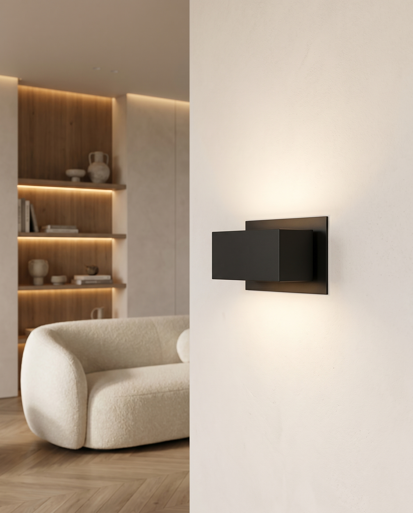 Applique murale Astrid LED IP54 704 lm volets ajustables extérieur - Lumalia