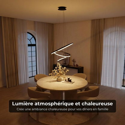Suspension Omeva vue ambiance salle à manger - Lumalia