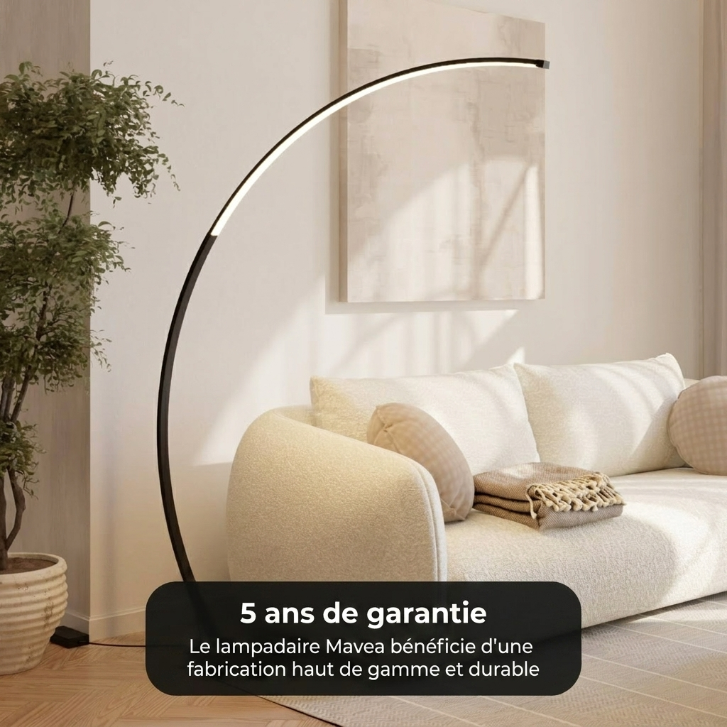 Lampadaire Mavea vue détail base aluminium - Lumalia