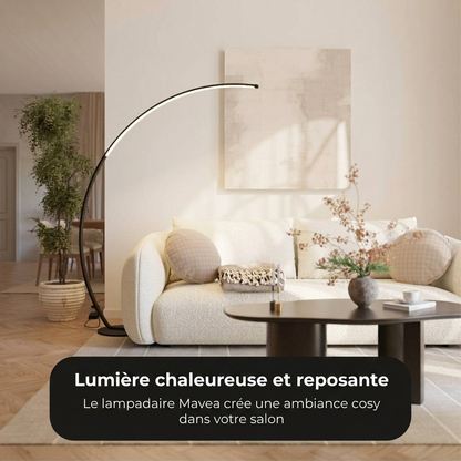 Lampadaire Mavea vue ambiance salon bureau - Lumalia