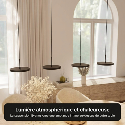 Suspension Evanos vue ambiance salle à manger - Lumalia