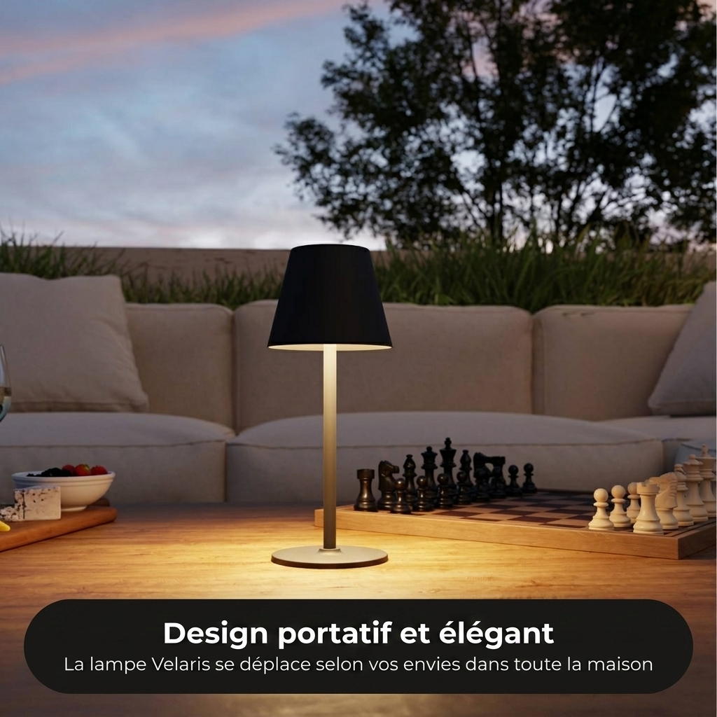 Lampe Velaris vue éclairage IP54 110 lm tactile - Lumalia