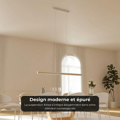 Suspension Kalea vue éclairage 3025 lm dimmable - Lumalia