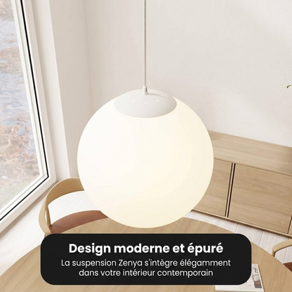 Suspension Zenya vue éclairage E27 LED diffus - Lumalia