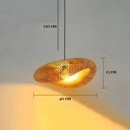 Suspension en bambou scandinave Ø 40 cm | Aina