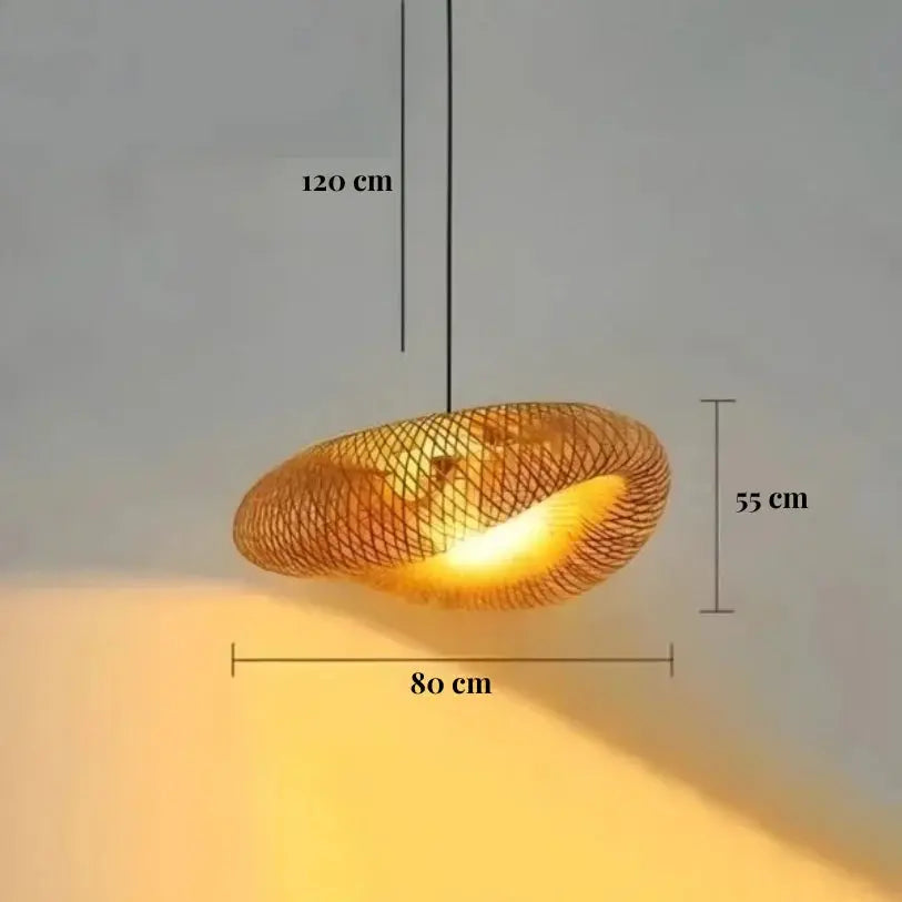 Suspension en bambou scandinave Ø 40 cm | Aina
