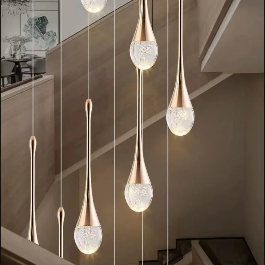 Suspension en cristal moderne Ø 35 cm | Aysel