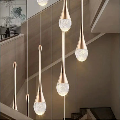 Suspension en cristal moderne Ø 35 cm | Aysel