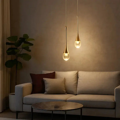 Suspension en cristal moderne Ø 35 cm | Aysel