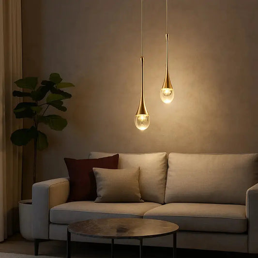 Suspension en cristal moderne Ø 35 cm | Aysel