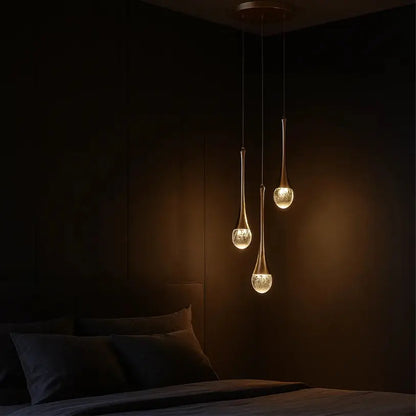 Suspension en cristal moderne Ø 35 cm | Aysel