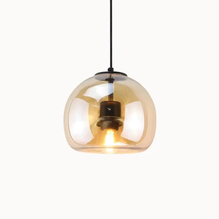 Suspension en verre minimaliste Ø 20 cm | Elina