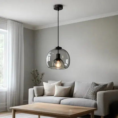 Suspension en verre minimaliste Ø 20 cm | Elina