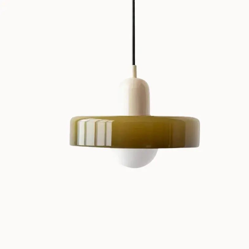 Suspension en verre moderne Ø 25 cm | Modèle Soline