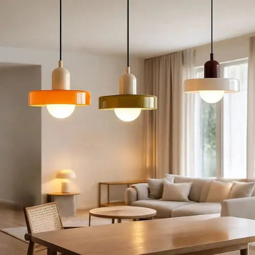 Suspension en verre moderne Ø 25 cm | Modèle Soline