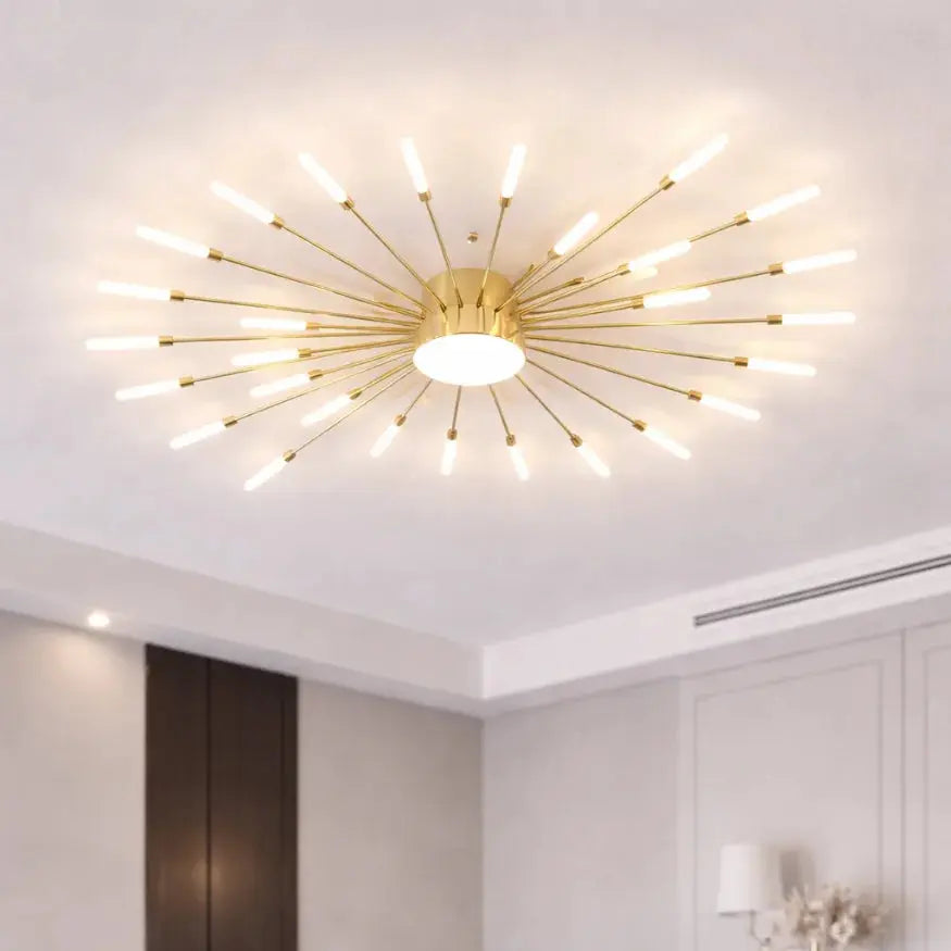 Plafonnier LED Moderne au Design Graphique | Rayn