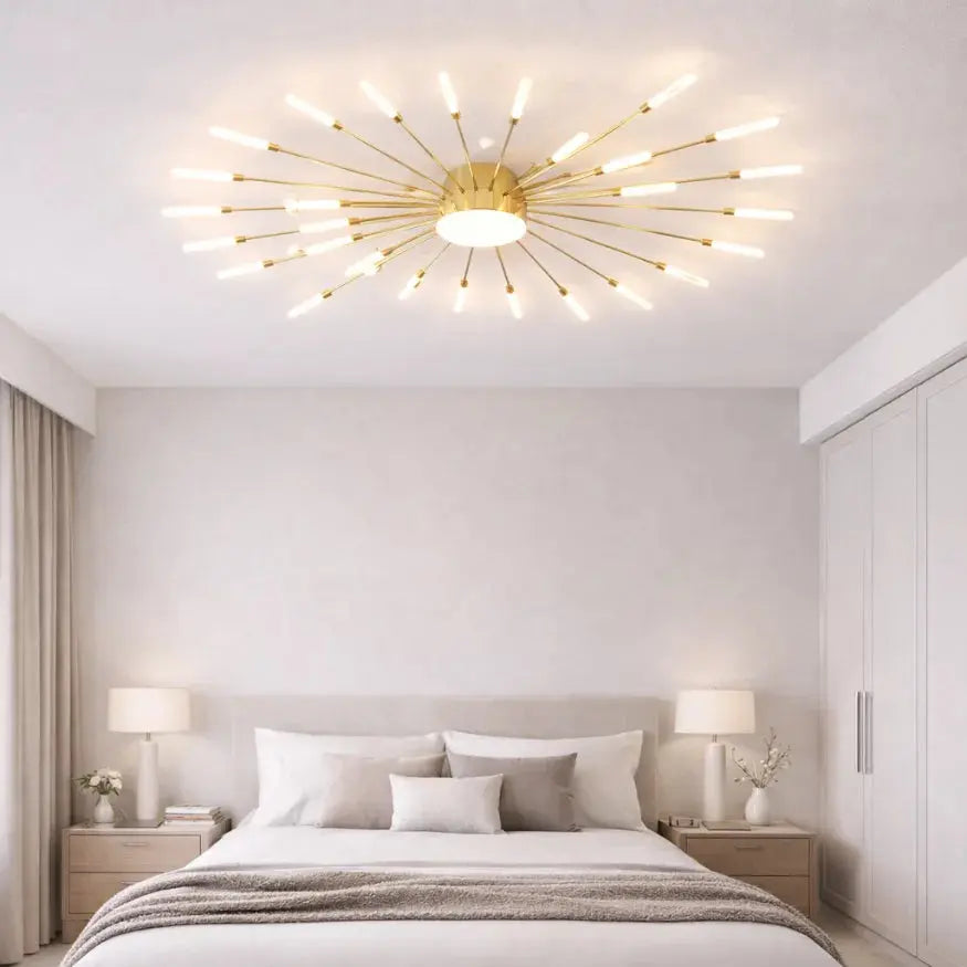 Plafonnier LED Moderne au Design Graphique | Rayn