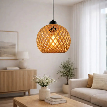 Suspension Sphérique en Bambou Ø 20 cm | Ronden