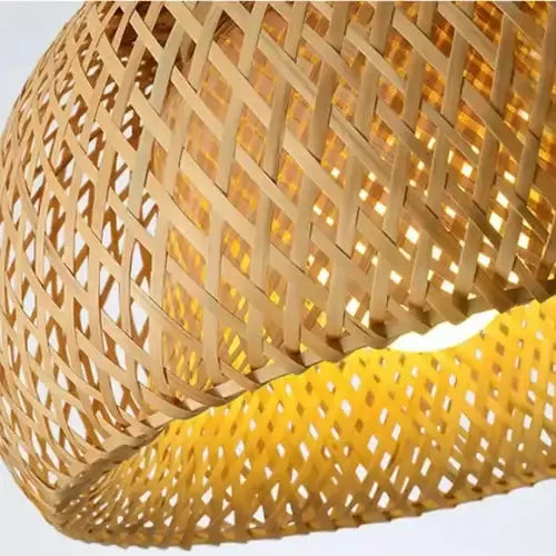 Suspension en Bambou Scandinave Ø 30 cm | Lumea