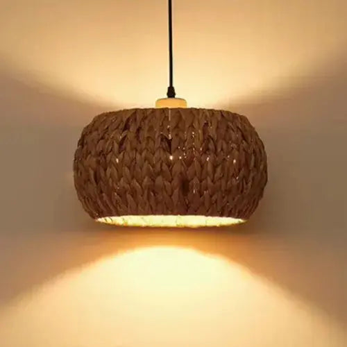 Suspension en osier tressé fait main Ø 30 cm | Loanne