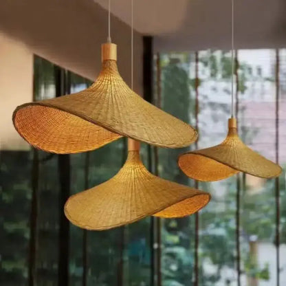 Suspension sculpturale en bambou Ø 30 cm | Våga
