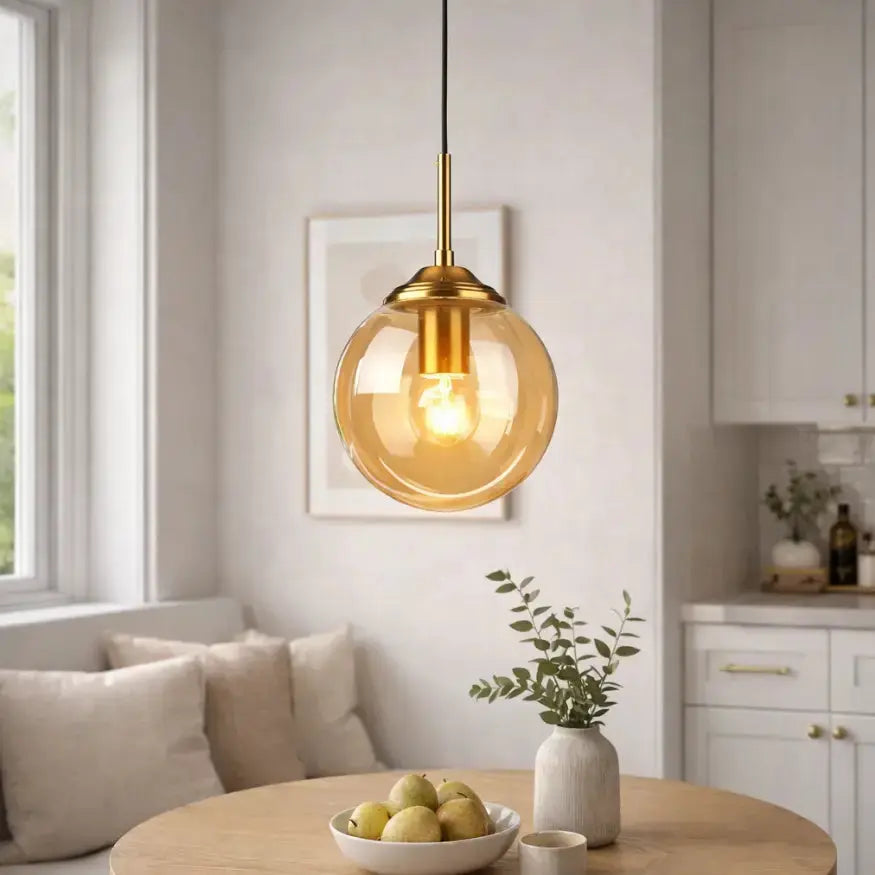 Suspension en verre design Ø 15 cm | Nohr